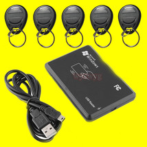 USB 125KHz RFID EM4305 T5567 Card Reader/Writer Copier/programmer burner R/W Tag - £35.28 GBP