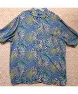 TropiCool Men&#39;s Short Sleeve Button Front 100% Rayon Hawaiian Shirt Size XL - $15.43