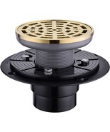 Random Round Shower Drain Sus304 Stainless Steel Brushed Gold Shower Dra... - £39.70 GBP