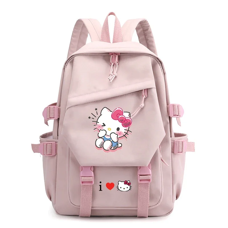 Sanrio Hello Kitty Kawaii Women Bagpack Teenagers Travel Backpack Girls Kids - £26.30 GBP