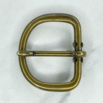 Bronze Tone Rounded Simple Basic Belt Buckle - £5.47 GBP