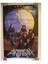 Anthrax Poster Band Shot Clock Skull - $89.99