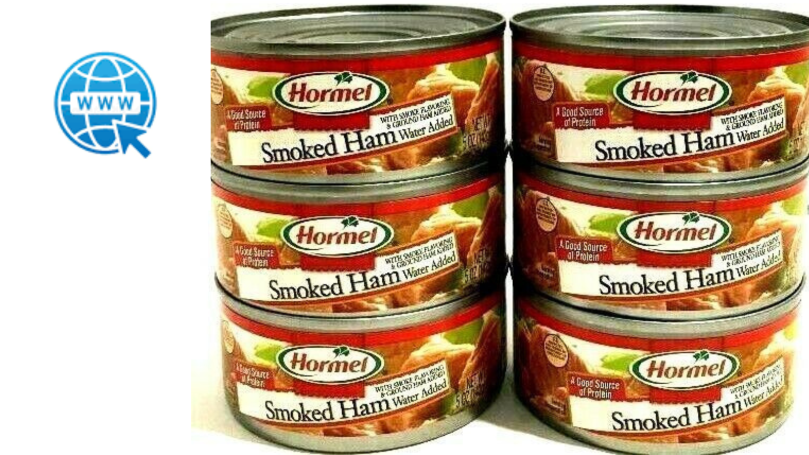 Hormel Smoked Ham 5 oz ( Pack of 12) FAST FREE SHIPPING - $36.56