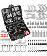 Fishing Accessories Kit, Fishing Set with Tackle Box, Fishing Hooks, Wei... - $36.76 CAD