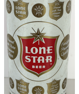 LoneStar Beer Can Vintage 12oz White Gold Red Aluminum - $4.55