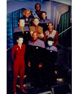 1998’s DEEP SPACE NINE 7th season color 7x10 main cast portrait - $152.12 MXN