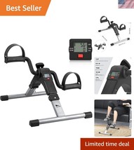 Portable Under Desk Bike with LCD Display - Ideal for Home &amp; Office Fitness - $59.50