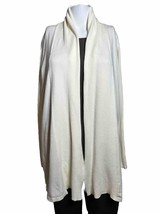 Lane Bryant Women’s Large Open Front Cardigan Ivory Long Sleeve - £12.96 GBP