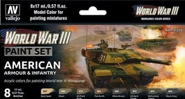 Flames Of War Wwiii American Armour &amp; Infantry 70220 Vallejo - $51.99