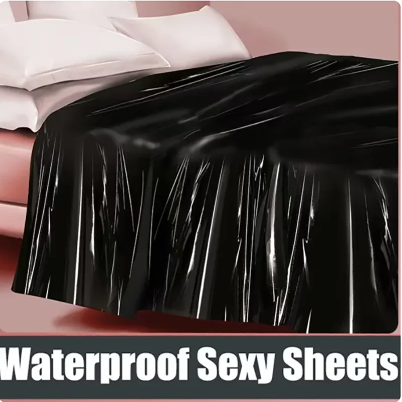 Adult Sex PVC Plastic Bed Sheets Sexy Game Waterproof Hypoallergenic Mattress - £10.03 GBP