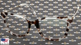 New Valentino Va 3028 5100 Crystal Havana Brown Eyeglasses 50-18-140 B41mm Italy - £142.60 GBP