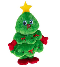 Winter Wonder Lane 15&quot; Singing Christmas Tree Animated Plush Holiday Decor - £23.49 GBP