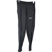 Nike Black Athletic Jogger Pants Zip Ankle (Youth Size Medium) with Gray - $25.04