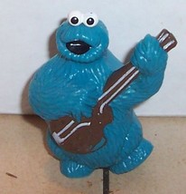 Vintage Sesame Street Cookie Monster PVC Figure VHTF Rare Cake Topper - £10.96 GBP