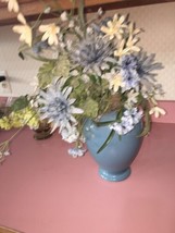 Blue Artificial Flowers With Vase Spring Time - £23.34 GBP