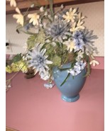 Blue Artificial Flowers With Vase Spring Time - £22.94 GBP