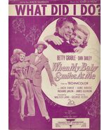 WHAT DID I DO? (From &quot;When My Baby Smiles At Me&quot;), Betty Grable &amp; Dan Da... - $90.29 MXN