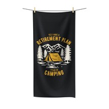 Yes I Have a Retirement Plan I Plan on Camping Funny Nature Lover Bath T... - $50.47+