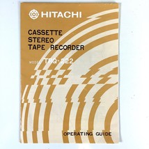 Original Hitachi TRQ-222 Cassette Stereo Tape Recorder Manual Operating ... - $224.18 MXN