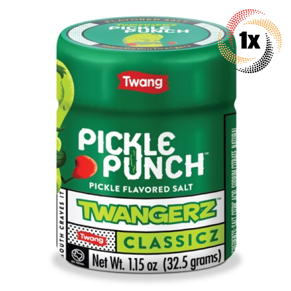 1x Shaker Twang Twangerz Classicz Pickle Punch Salt Snack Topping | 1.15oz - $9.22