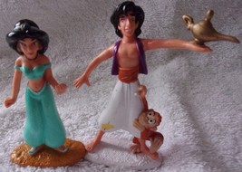 Aladdin’s Lamp Disney Mattel Jasmine &amp; Aladdin Figures 1992 - $4.99
