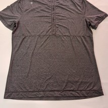 Lululemon Women's Gray Short Sleeve Pullover Blouse Top Measured Chest Size 42" image 10