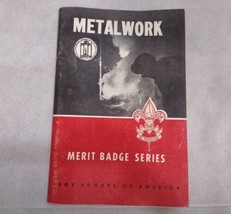 Boy Scouts Merit Badge Series Metalwork Booklet 1962 3312A - $8.95