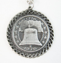 Vintage 1776 Bicentennial Medallion Necklace - £19.77 GBP