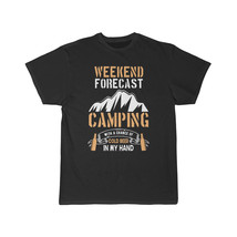 Camping T-Shirt for Men: Cold Beer and Mountain Peaks - £15.60 GBP+