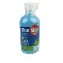 Blue Stop Max Massage Gel Body Aches Joint Muscle Pain Emu Oil Menthol 1... - $20.19 CAD