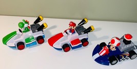 Nintendo K’NEX Mario Kart Wii Battery Powered Motorized Vehicles lot Mario ++ - £31.85 GBP
