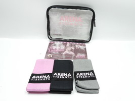 Arena Strength Fabric Booty Bands:3 Pack Set-Workout Program,Carry Case Included - £29.58 GBP
