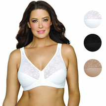 Exquisite Form Women&#39;s Fully Front Closing Support Posture Bra With Lace 5100565 - £24.18 GBP+