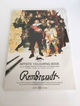 Rembrandt Artists colouring Book New Sealed 2014  16  2 x 8  classic rep... - £7.73 GBP