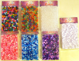 Eden Pony Braiding Hair Beads &amp; Craft Beads - 700 Pcs. - £8.00 GBP