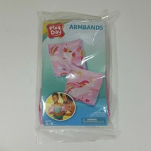 Play Day Inflatable Swim Waterwings Armbands Pink Unicorns - £6.91 GBP