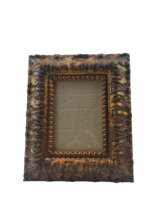 Art Gold Glid Photo Frame w Glass Art Decor Free Standing 12x10 - $66.76