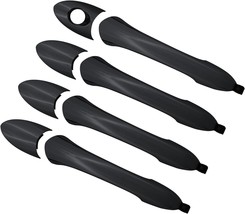 Exterior Door Handle Front/Rear Left and Right Side Black Compatible with - $1,005.23 MXN
