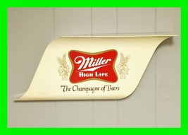 Unique Large Vintage Miller High Life Wall Hanging Bar Sign ~ Man Cave ~ Shop - £43.95 GBP