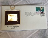 Vintage First Day of Issue 1992 Summer Olympics Soccer Stamp Postage - $21.49