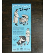 Vintage 1950 Thayer Baby Carriages and Strollers Original Ad 721 - £5.22 GBP