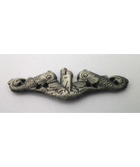 US NAVY SUBMARINE DOLPHIN PEWTER (SMALL 1-1/2&quot;) Military Hat Pin 19053 - $10.98