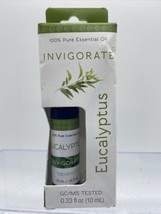 SpaRoom Invigorate Eucalyptus 100% Pure Essential Oil Blend 10ml .33oz C... - $9.98