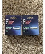2x Dollar Shave Club 6 Blade Extra Close Shave Sealed 8 Cartridges DSC - $234.68 MXN