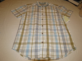 Men&#39;s Rusty button up shirt casual r24104306 Catcher short sleeve S small NWT - £17.07 GBP