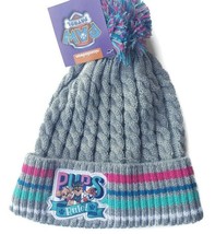 Girls Nickelodeon PAW Patrol Pups Rule Winter Hat Beanie Pom One Size Grey - £5.82 GBP