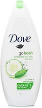 Dove Go Fresh Cool Moisture Fresh Touch Body Wash, Cucumber and Green Tea, 16.9  - £44.75 GBP
