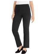 Hilary Radley Ladies&#39; Pull-on Ankle Pant with Tummy Control S, Black - $39.95