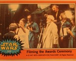 Vintage Star Wars Trading Card 1977 #310 Filming The Awards  - $2.97