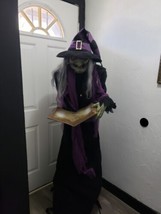 Animated Motion Spell-Casting Witch ANIMATRONIC Halloween Prop - $249.47